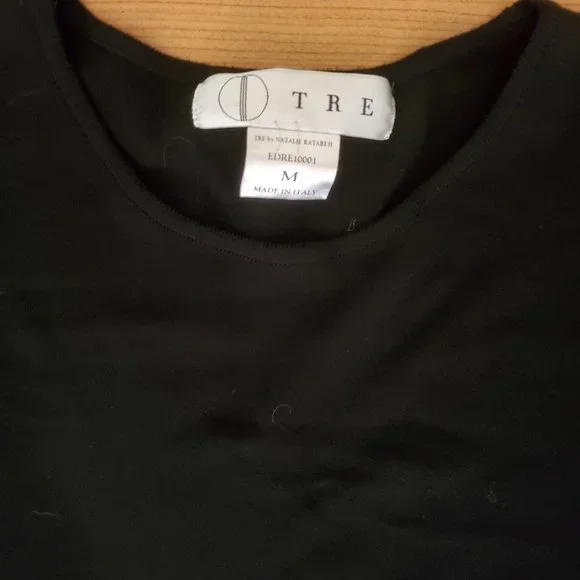 TRE by Natalie Ratabesi Stretch Jersey Black Column Dress - Picture 3 of 4